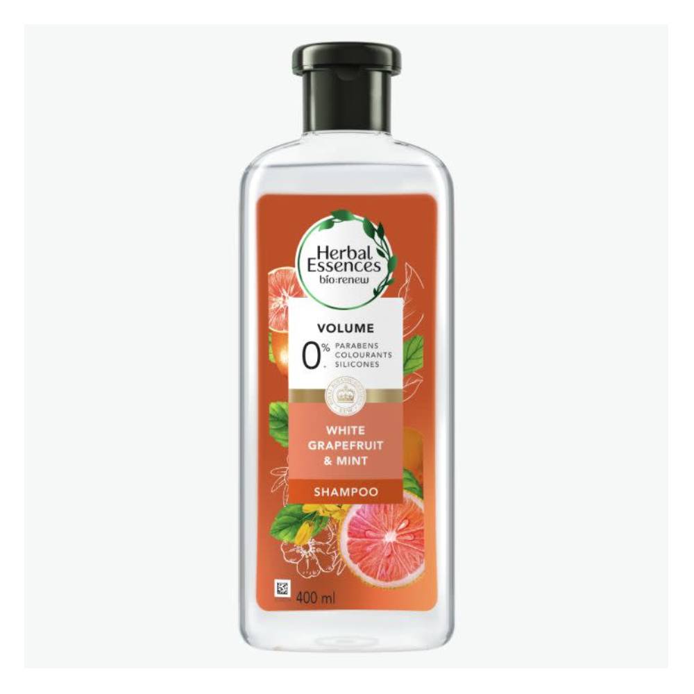 HERBAL ESSENCES SHAMPOO WHITE GRAPEFRUIT MINT 400 ML