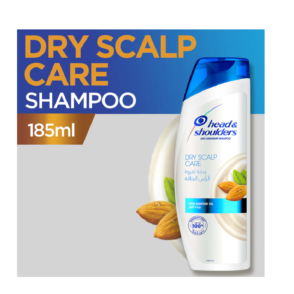 HEAD & SHOULDER SHAMPOO DRY SCALP CARE WITH ALMOND OIL 185