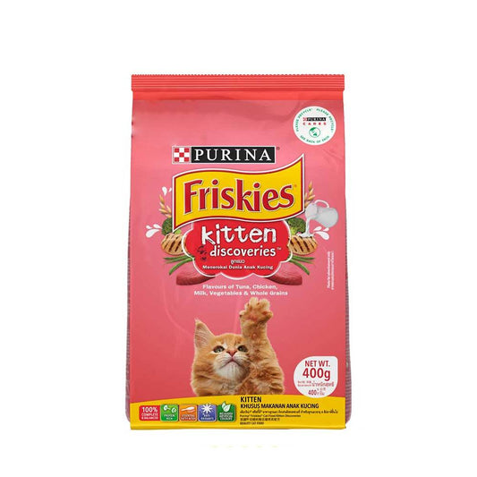 PURINA FRISKIES CAT FOOD KITTEN DISCOVERIES 400 GM