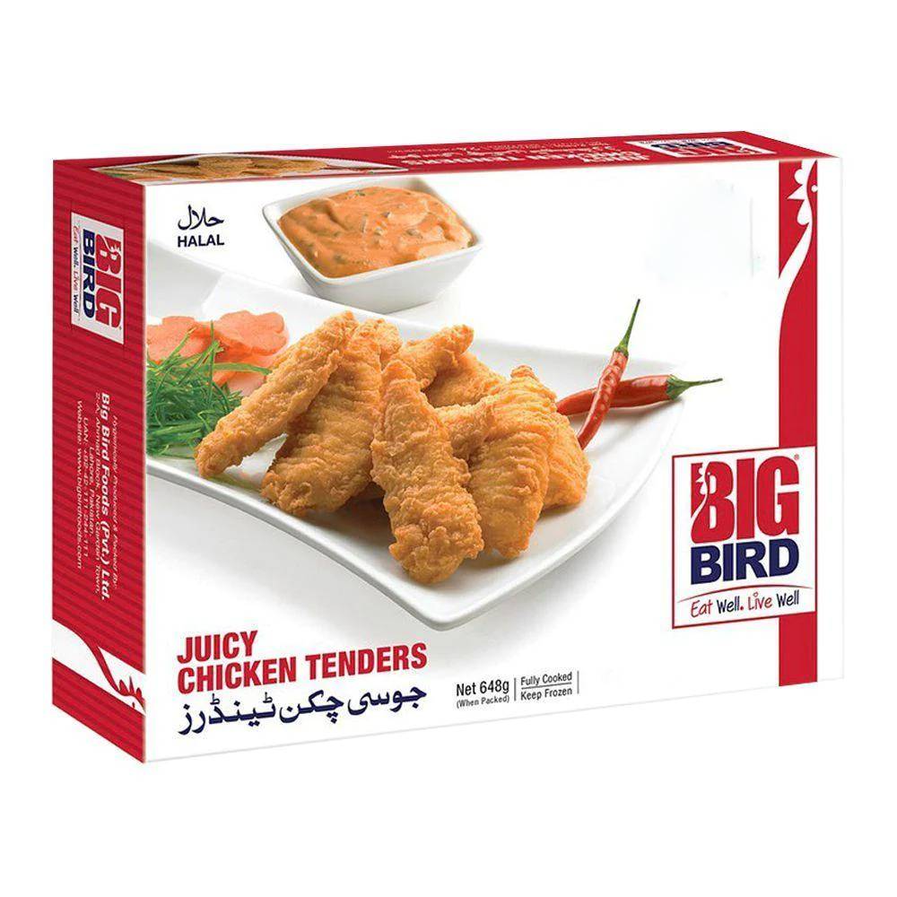 BIG BIRD JUICY CHICKEN TENDERS 648 GM