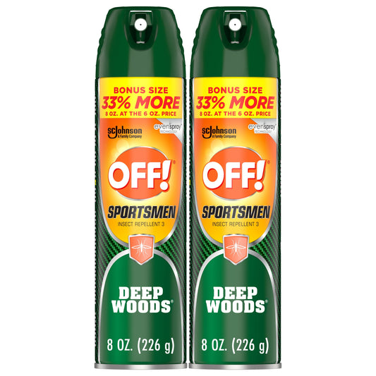 OFF! Sportsmen Deep Woods Insect Repellent 2CT, 16 oz