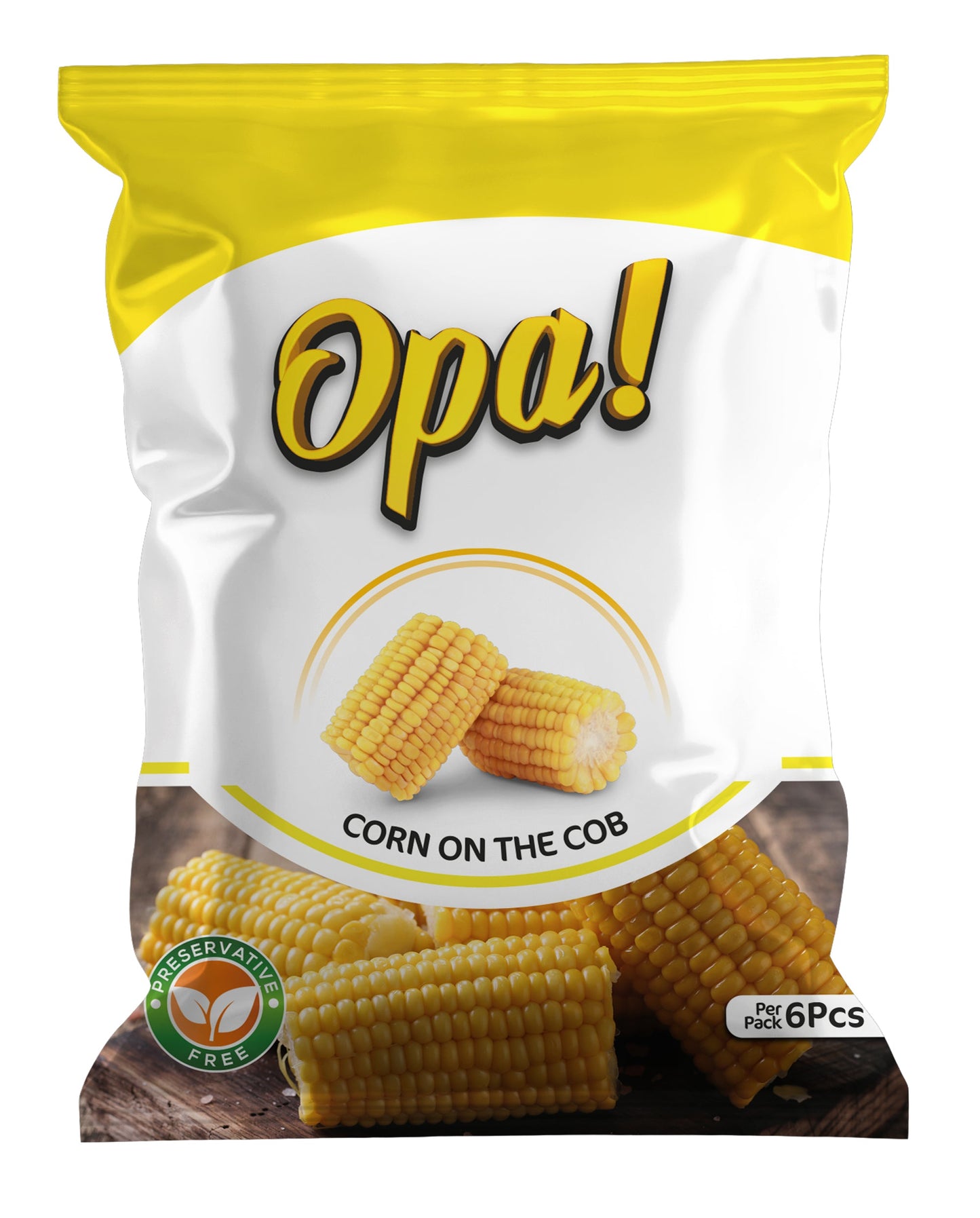 OPA CORN ON THE COB 6PCS 750GM