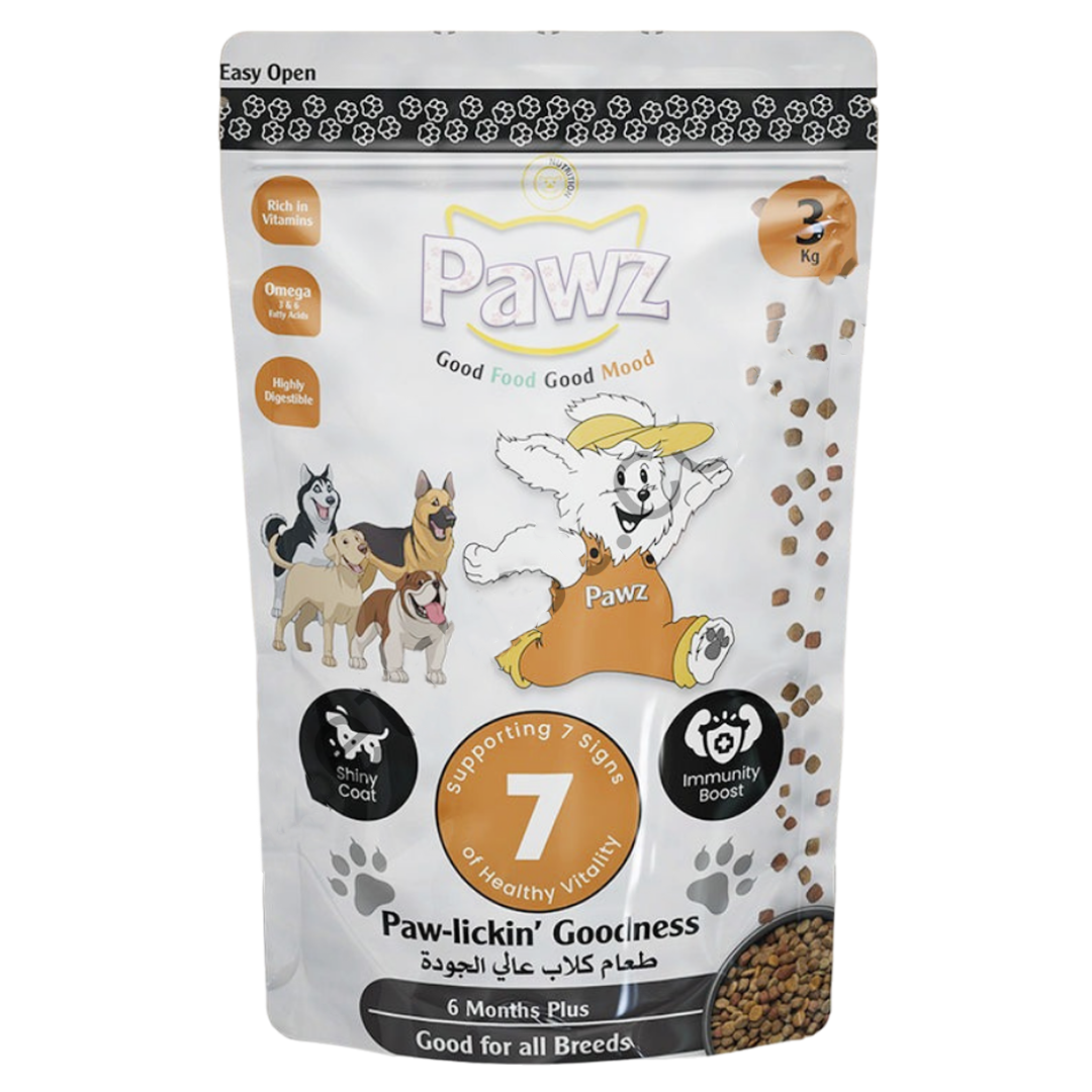 PAWZ DOG FOOD ADULT 3 KG