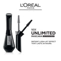 LOREAL UNLIMITED LASH LIFT WASHABLE MASCARA 9.6ML