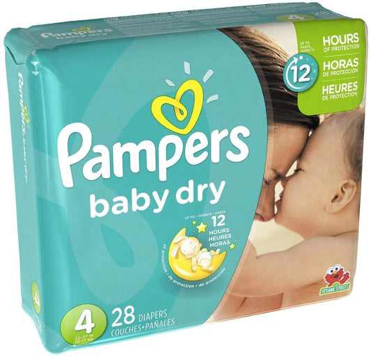 Pampers Baby Dry Diapers - Size 4