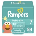 Pampers Baby Dry Diapers Size 7, 84 Count