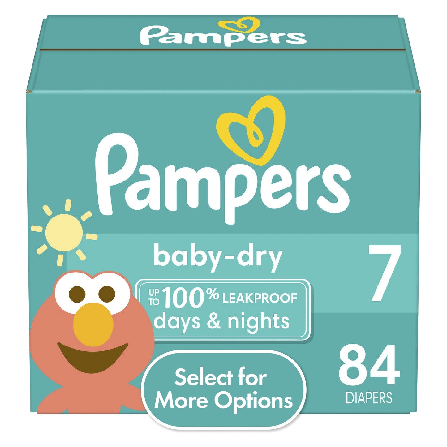 Pampers Baby Dry Diapers Size 7, 84 Count