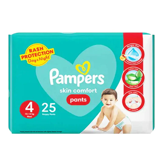 PAMPERS PANTS JUMBO PACK MAXI 4 25PCS 10-14 KG