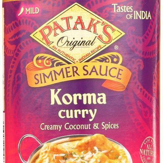 Patak's korma Curry Simmer Sauce ( Rich Creamy Coconut- Mild)