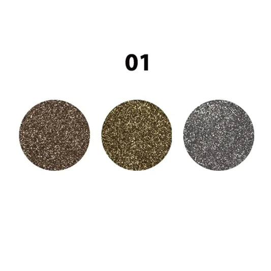 RIVAJ HD PRESSED SPARKLE EYE SHADOW PALETTE 9G