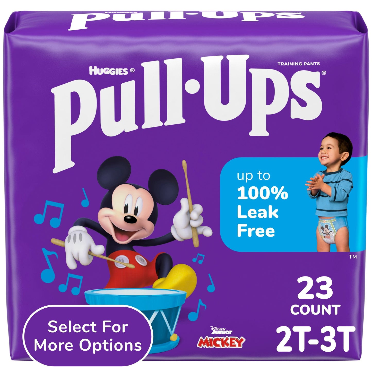 Pull-Ups Boys' Potty Training Pants, 2T-3T (16-34 lbs), 23 Count