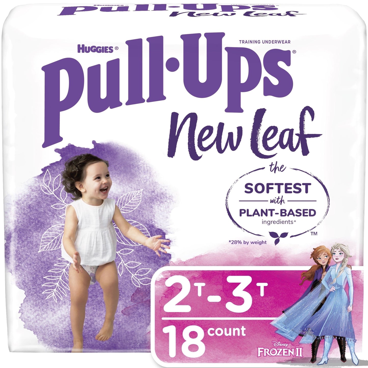 Pull-Ups New Leaf Girls' Disney Frozen Training Pants, 2T-3T, 18 Ct