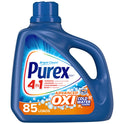 Purex Liquid Laundry Detergent Plus OXI, Stain Defense Technology, 128 Fluid Ounces, 85 Wash Loads