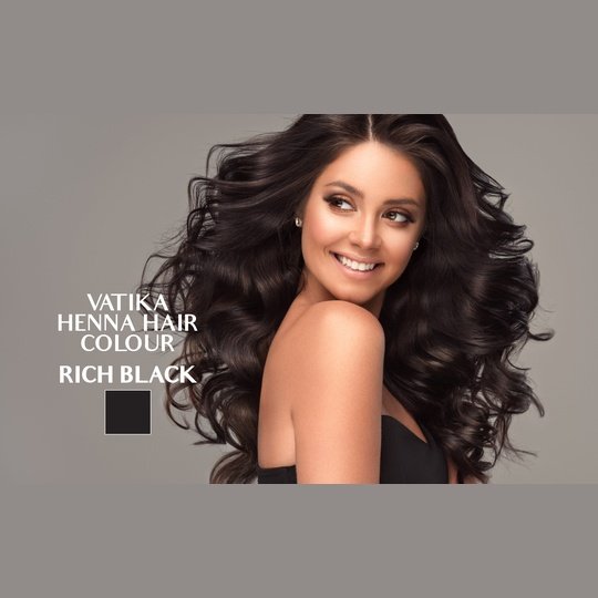 Vatika Henna Hair Color - Rich Black