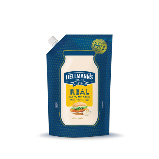 HELLMANNS REAL MAYONNAISE POUCH 450