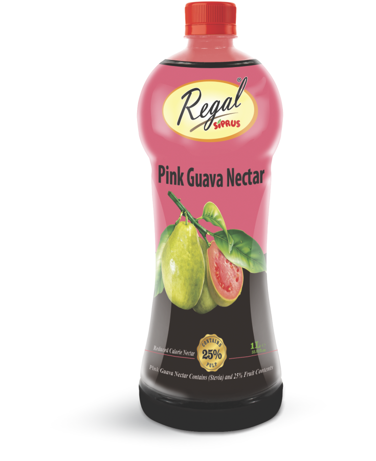 REGAL SIPRUS JUICE PINK GUAVA BOTTLE 1 LTR