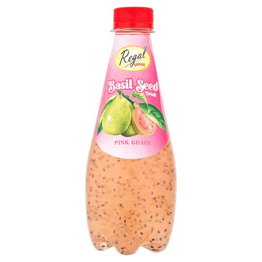 Regal Basil Seed Drink Pink Guava 320ml