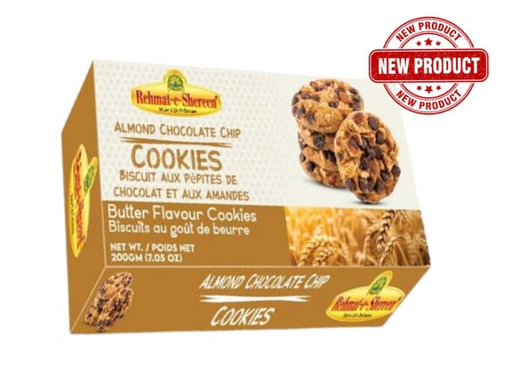 Rehmat-e-Shereen Almond Chocolate Chip Cookies