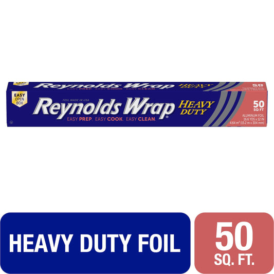 Reynolds Wrap Aluminum Foil, Heavy Duty, 50 Square Feet