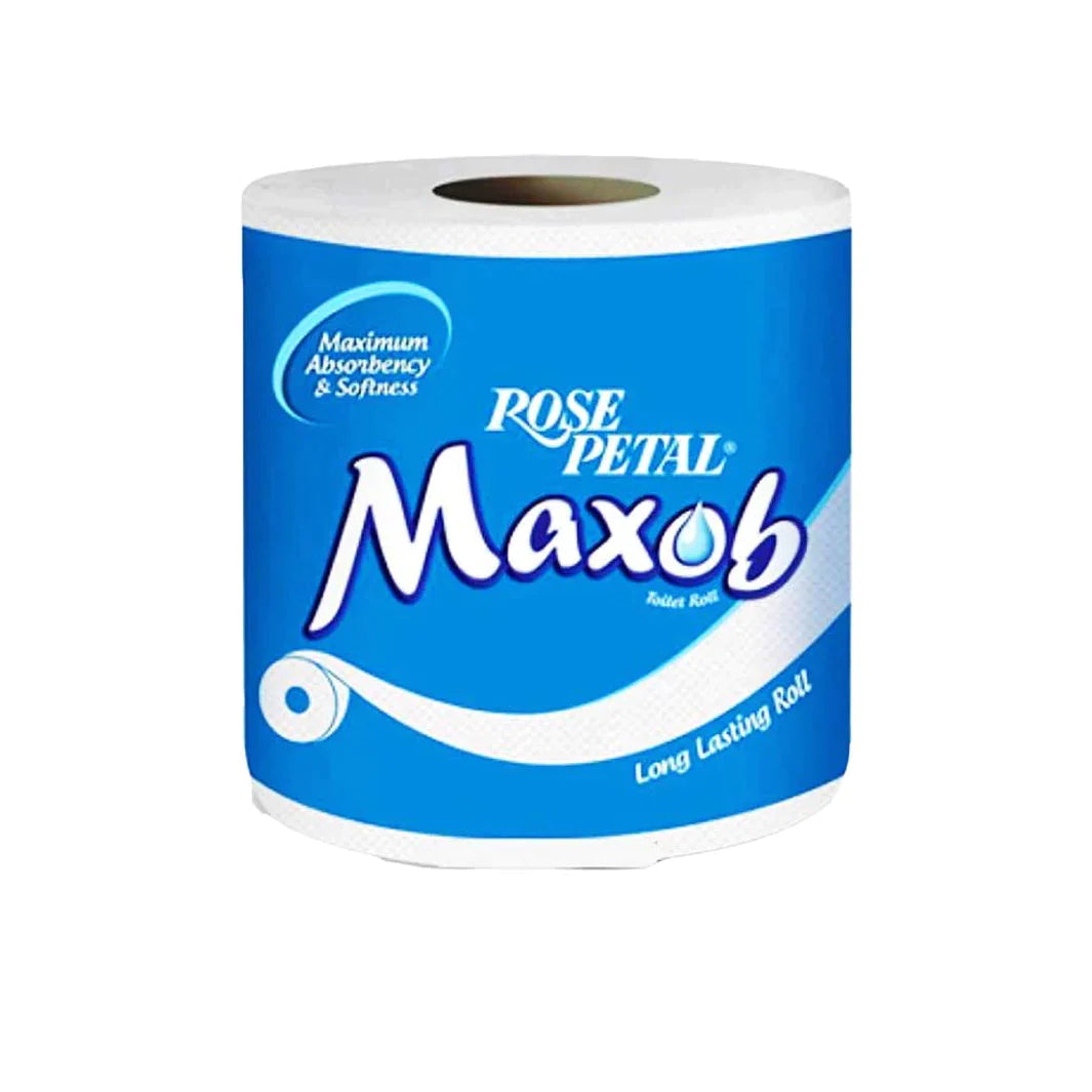 ROSE PETAL TOILET TISSUE MAXOB TOILET ROLL (SINGLE)