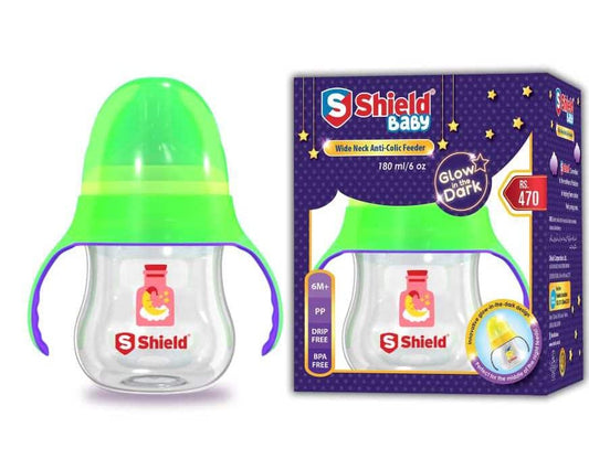 SHIELD BABAY FEEDER WIDE NECK ANTI COLIC 180 ML