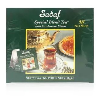 Sadaf Special Blend Tea with Cardamom (100 Tea Bags)
