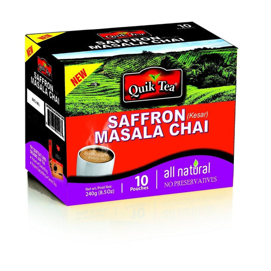 Quick Saffron Masala Chai (10 pouches)
