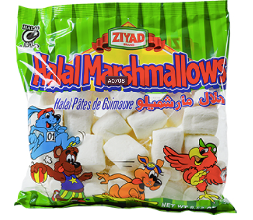 Ziyad Halal Marshmallows, 8.8oz