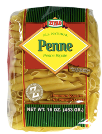 Ziyad Penne Pasta, 16oz