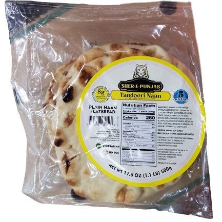 Sher E Punjab Tandoori Plain Naan