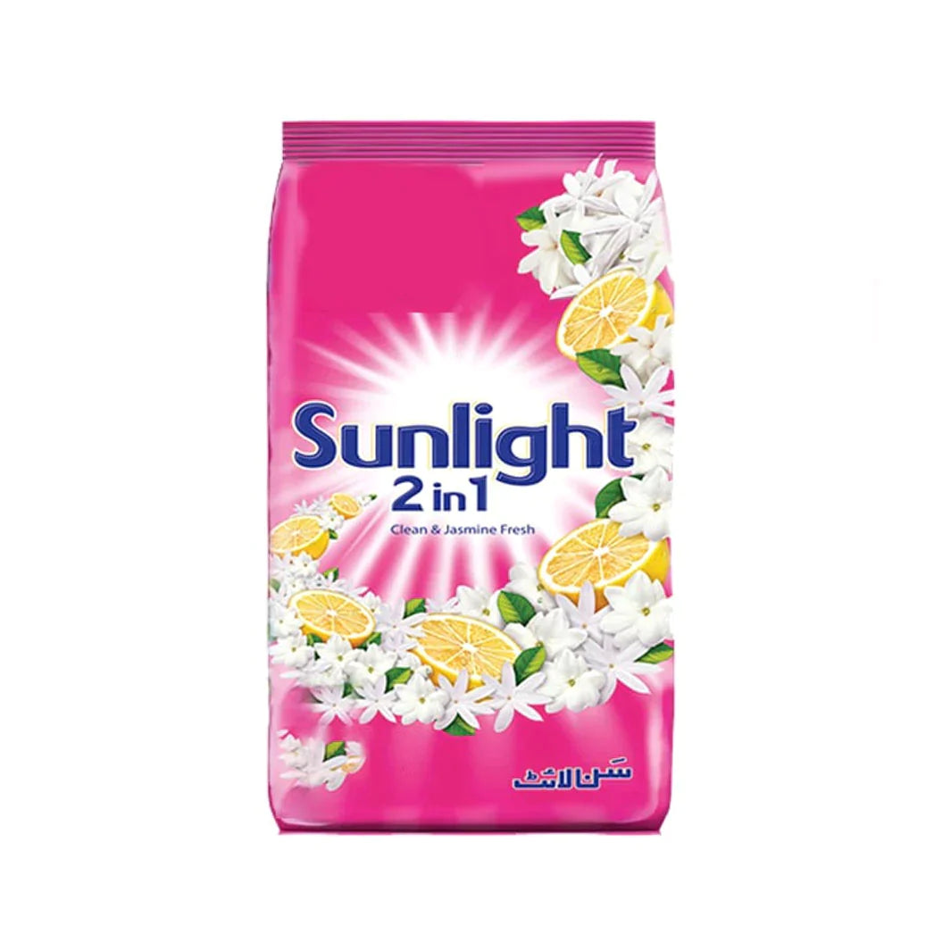 SUNLIGHT WASHING POWDER 2IN1 CLEAN & JASMINE FRESH 330 GM