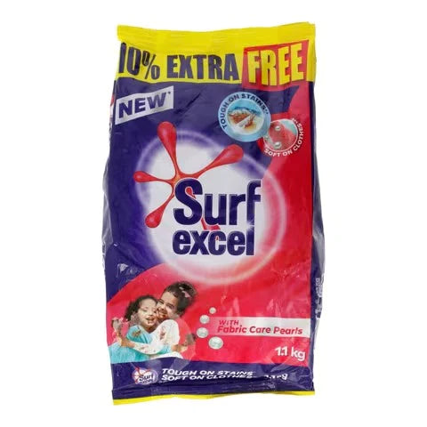 SURF EXCEL WASHING POWDER POUCH PROMO 1.1 KG