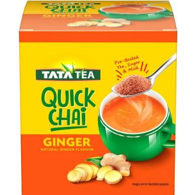 TATA Tea Quick Chai Ginger (10 pouches)