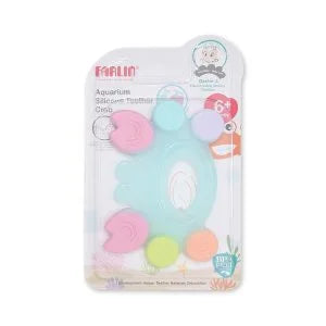 FARLIN SILICONE TEETHER CRAB 6M+ BB20008