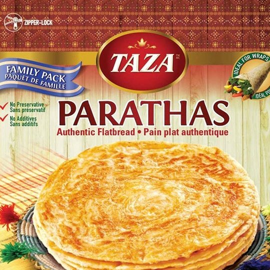 Taza Plain Paratha Jumbo 20ct