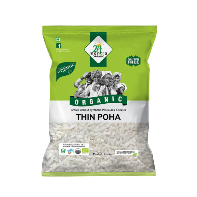 24 mantra Organic Thin Poha