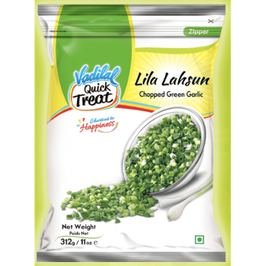 Vadilal Lila Lahsun (Chopped Green Garlic)
