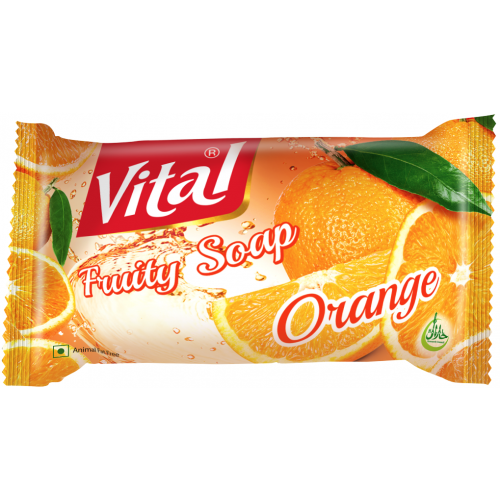 VITAL SOAP FRUITY ORANGE 60 GM