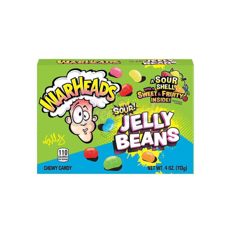 WARHEADS CHEWY  CANDY JELLY BEANS 113 GM