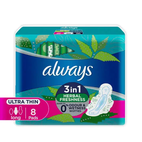 ALWAYS PADS ULTRA THIN LONG 8PCS