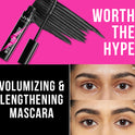 NYX WORTH THE HYPER VOLUMIZING AND LENGHTENING MASCAR 01 BLA