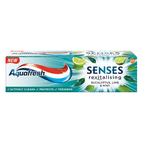 AQUAFRESH TOOTH PASTE SENSES EUCALYPTUS LIME MINT 75 ML