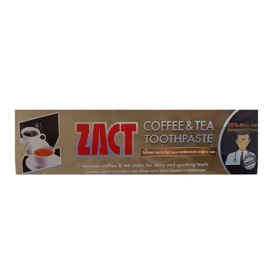 ZACT TOOTH PASTE COFFEE AND TEA 100 GM BASIC