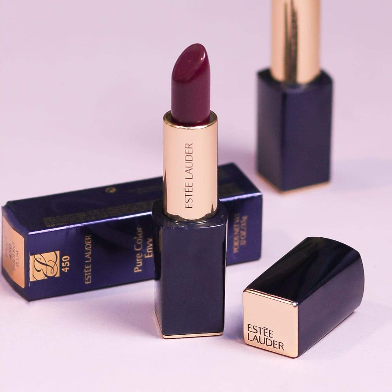 ESTEE LAUDER LIPSTICK 450 INSO LENT PLUM  PC