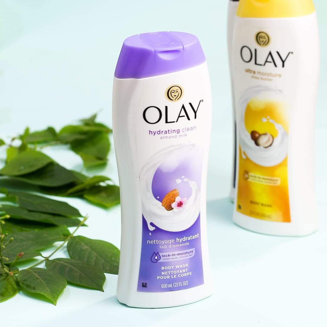 OLAY BODY WASH ALMOND MILK DAILY MOISTURE 650 ML