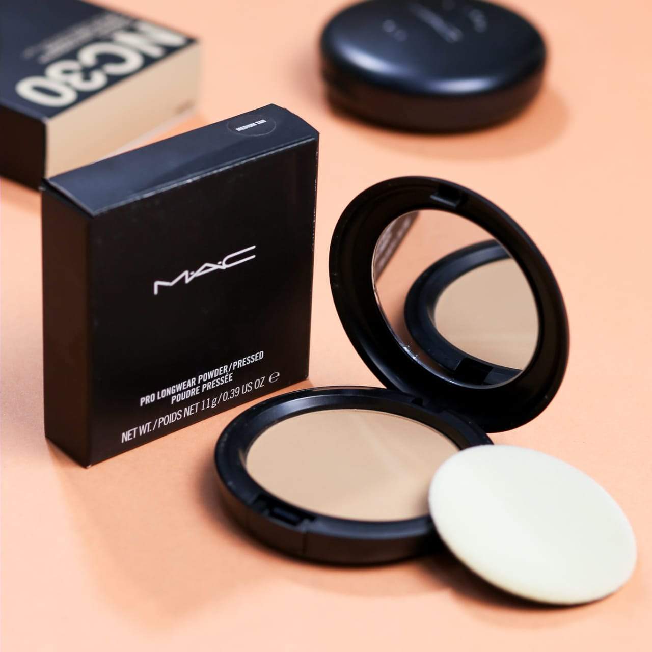 MAC PRO LONGWEAR PRESSED POWDER 11G MEDIUM TAN