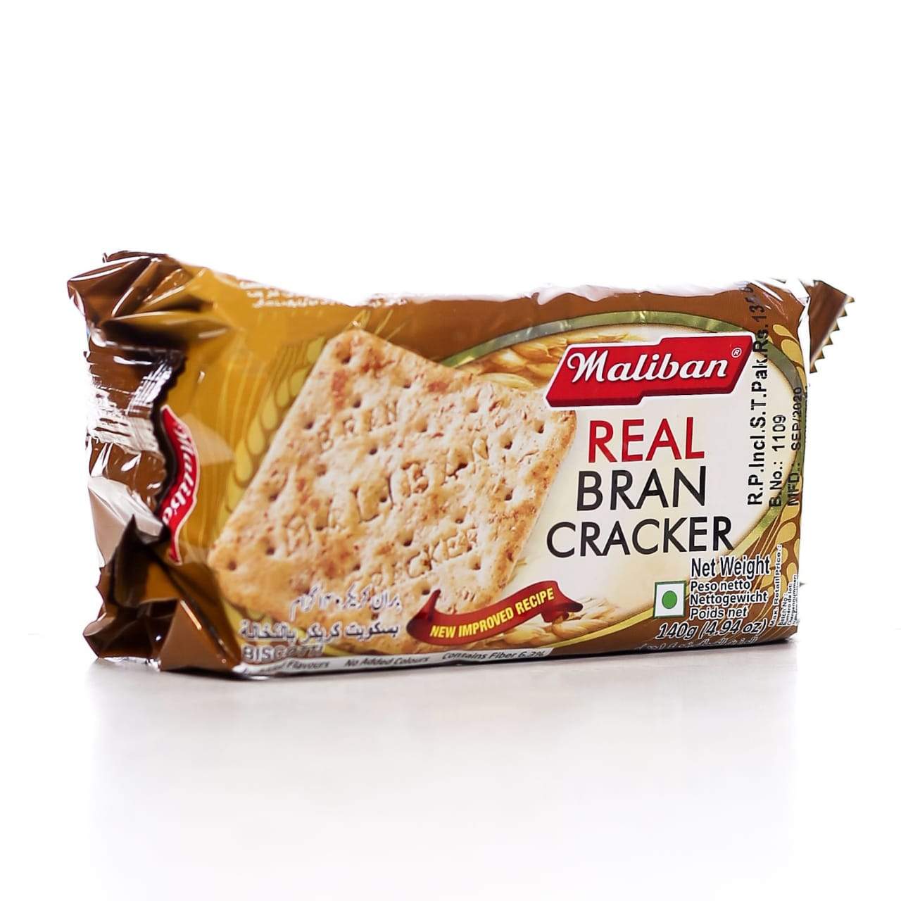 MALIBAN BRAN CRACKER 140GM