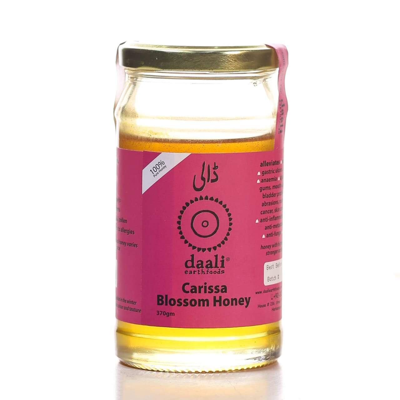 DAALI CARISSA BLOSSOM HONEY 370 GM