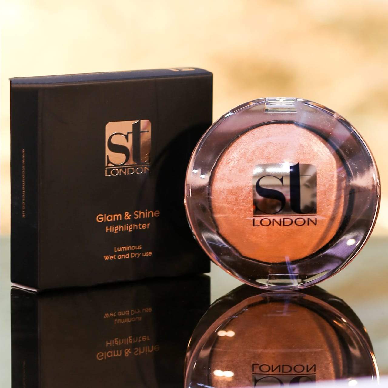 SWEET TOUCH GLAM AND SHINE HIGHLIGHTER BEIGE GOLD  PC
