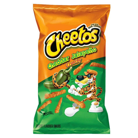 CHEETOS CHIPS CHEDDAR JALAPENO CRUNCHY 226.8 GM